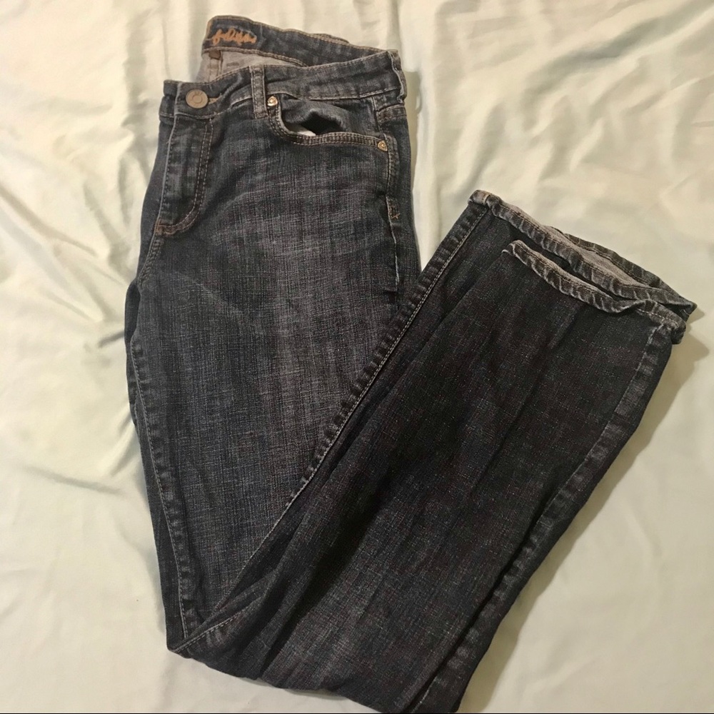 Bootcut dark wash jeans